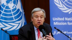 Guterres attendu à Kiev mercredi pour discuter de l'accord sur les céréales en mer Noire