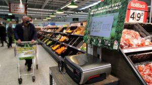 Grande-Bretagne: inflation record de 17,5% des produits alimentaires en mars