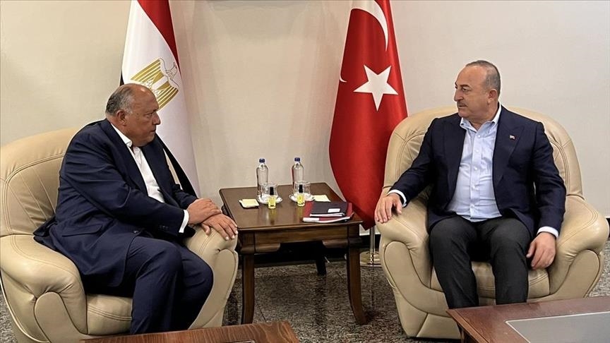 Türkiye: Le chef de la diplomatie Cavusoglu reçoit son homologue égyptien Choukri à Adana