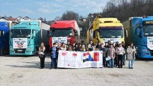 Bosnie-Herzégovine : Lancement d'un convoi d'aide humanitaire pour les victimes du séisme en Türkiye