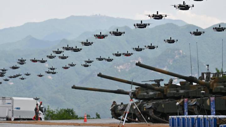 Exercices militaires près de la frontière nord-coréenne entre la Corée du Sud et les États-Unis