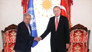Erdogan discute de la situation au Soudan avec le Secrétaire général de l'ONU, Antonio Guterres