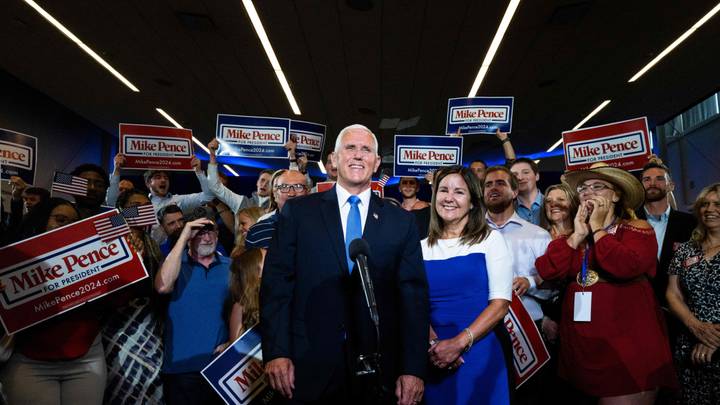 L'ancien vice-président Mike Pence officialise sa candidature à la Maison Blanche