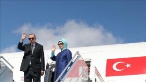Erdogan effectue son premier voyage à l'étranger depuis sa réélection en République Turque de Chypre du Nord