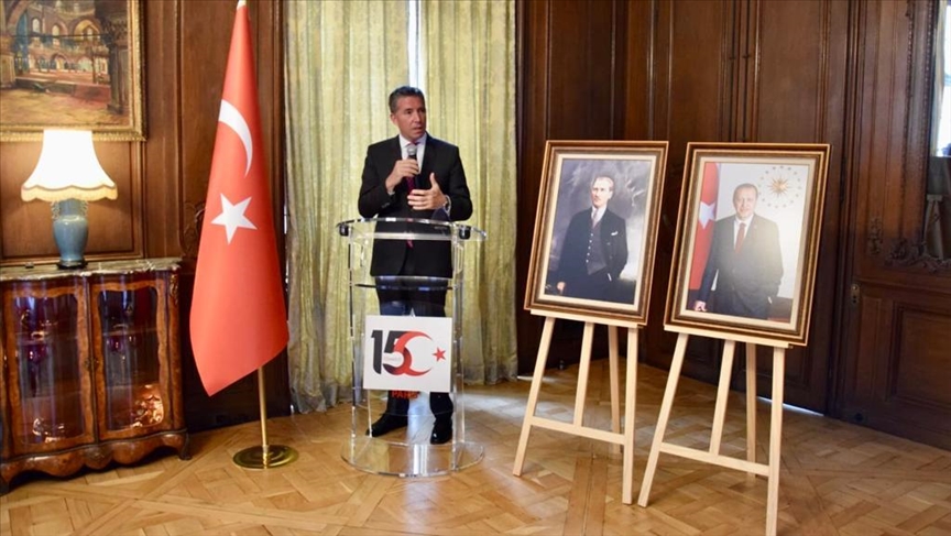 France : l’Ambassade de Türkiye commémore la tentative déjouée de coup d’État du 15 juillet 2016