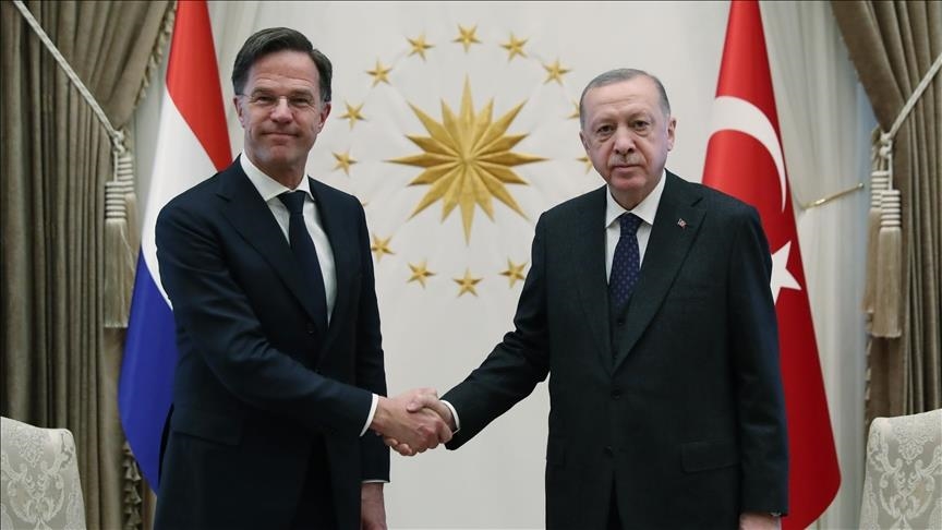 Erdogan et Rutte discutent du processus d’adhésion de la Suède à l'OTAN
