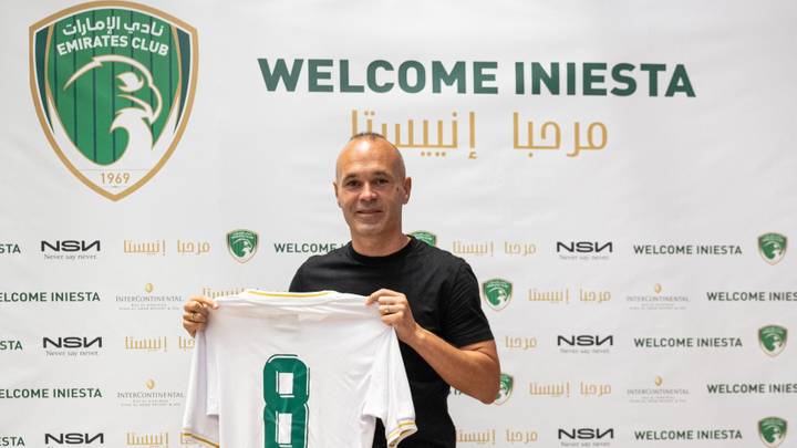 L'ex-star du Barça Iniesta rejoint un club des Emirats