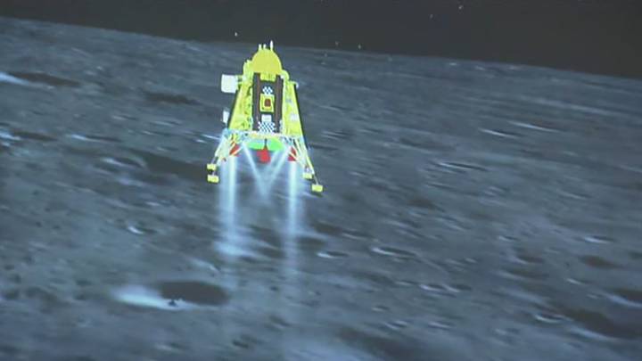 L'Inde commence l'exploration du pôle Sud de la Lune