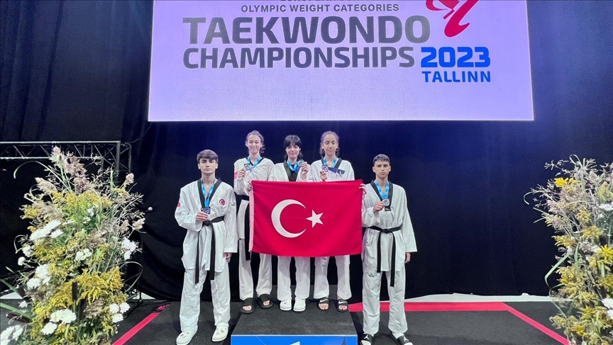 La Türkiye remporte 5 médailles aux Championnats d’Europe juniors de taekwondo