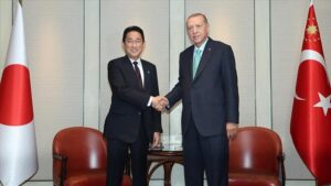 Erdogan reçoit le PM japonais en marge du G-20