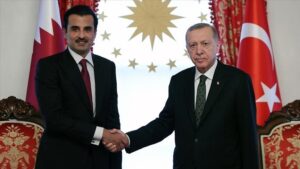 La crise israélo-palestinienne au cœur d'un entretien entre Erdogan et Cheikh Tamim ben Hamad al Thani