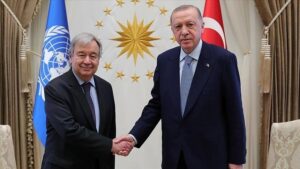 Crise israélo-palestinienne: Erdogan et Guterres évoquent les pistes de sortie de crise