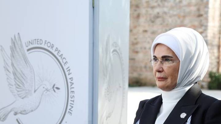 La Première dame turque, Emine Erdogan, soutient la lutte de la Palestine pour la liberté