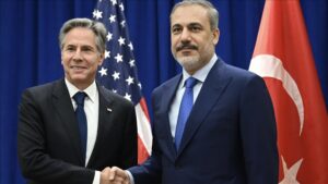 Le MAE de la Türkiye et le Secrétaire d'État américain s'entretiennent de la situation dans la Bande de Gaza